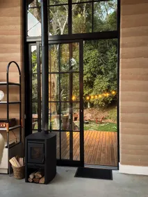 Cabin with earthen walls and a view of the valley - Image 3