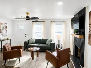 In-Town Stay w/ Private Back Deck + Fireplace - Image 4