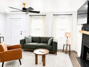 In-Town Stay w/ Private Back Deck + Fireplace - Image 2