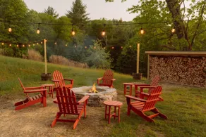 The Roscoe Rise - Hot Tub Sauna Fire Pit MCM Cabin - Image 3
