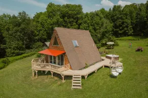 Secluded Catskills A-Frame on 25 Acres — UTV - Image 4