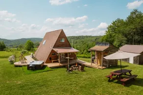 Secluded Catskills A-Frame on 25 Acres — UTV - Image 2