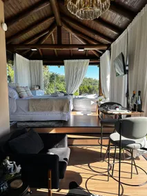 Glass Suite • Outdoor Jacuzzi with chrome - Image 3