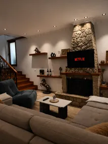 TS Villa-Mountain Views, Fireplace & Rustic Luxury - Image 3