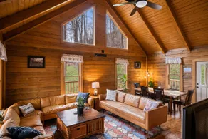 The Hemlock | Modern Log Cabin + Mountain Views - Image 4