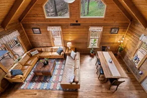 The Hemlock | Modern Log Cabin + Mountain Views - Image 3