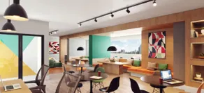Apartment in the Heights: Home Office and Panoramic View. - Image 5