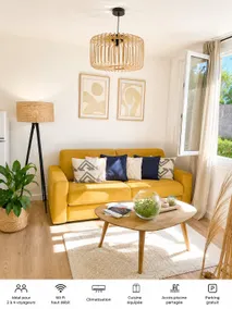 Renovated T2 with charm in a village courtyard. - Image 2