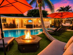 Private Oasis Near Beach - Pool, Lounge, Bikes - Image 4