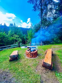 Forest cabin in a secluded location | Fire pit, barbecue area - Image 3