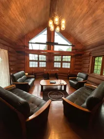Exceptional log house overlooking Mt. Fuji / Free BBQ with a sauna roof / Extra large theater / Pets allowed / Maximum 10 people / Atami Izu Golf - Image 3