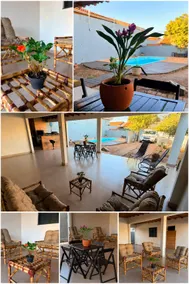 12 people, 5 beds, with pool and barbecue grill - Image 2