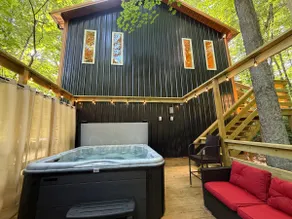 2 BDR Overlook Horse, Hot tub, King bed, Fire Pit - Image 2