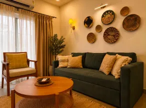 Modern 1BHK | 10 min to Thalassa | Balcony & Pool - Image 4