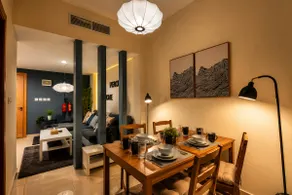 Zen Japandi 1BR, Balcony, Lusail Living - Image 4