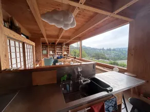 8m window overlooking the mountains | Private rental accommodation for spending a day in nature, limited to one group per day - Image 5