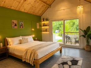 Wooden lux cabin in oxyzone Homestay Coorg - Image 2