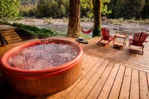 Icelandic Spa A-Frame | Sauna + River Hot Tub - Image 2