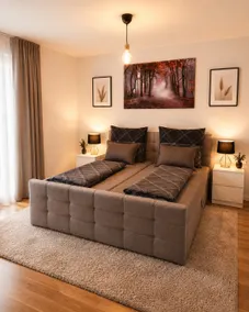 Modern Comfort Two Bedroom Apartment with Balcony - Image 2