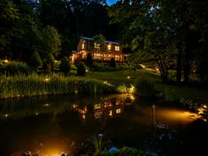 Private Pond & Music Lounge @ Luxe Creekside Cabin - Image 2