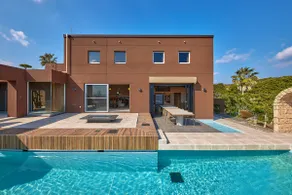 2F building with sauna, private pool, jacuzzi, BBQ, mini golf, stunning views, and a wonderful time - Image 3