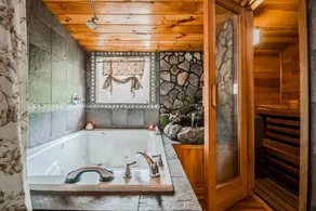 Creek & Garden Cabin Cedar Sauna, Hot Tub, Fishing - Image 3