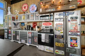 Historic Gas Station Converted Retro Neon Garage! - Image 4