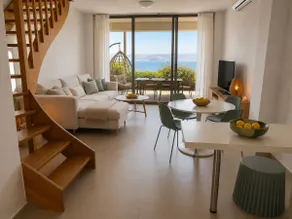 Sweet Lemon Maisonette, Shared Pool, Walk to Beach - Image 2