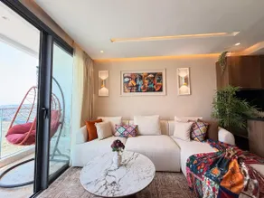 21ᵉ Floor • Skyline Luxury • 2 BDR • Beach & TGV - Image 2