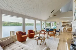 Waterfront home with hot tub, pool table, firepit - Image 5