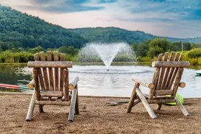 Cabin on Private Pond | Kayak, Fire Pit, Swing Set - Image 5
