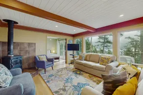 Ocean View 3BR Home with Fireplace and Deck - Image 4