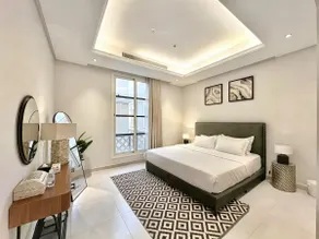 شقة فاخرة 3 غرف الماجدية ريزدنس حطين مسبح وجيم Luxury 3BR Al Majdiyah Residence Hiteen Pool Gym - Image 3