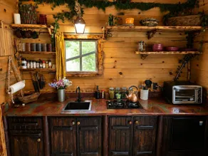 The Crooked Cabin Wood Fired Hot Tub near RRG - Image 4