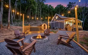 New Built Private Cabin Hot tub Sauna Fire pit - Image 3