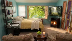 The ”Old Barn” in the woods. Peace, Romance, Ahhh - Image 4