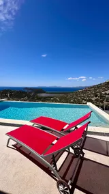 Détendez-vous à RED GREY SEAVIEW VILLA, avec piscine privée, Schinias, Marathon, Attiki - Image 2