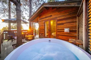 Mariposa Cabin at Reverie Retreat-soaking tub/pool - Image 4