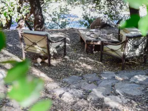 Stone house in the native forest · by the river - Image 5