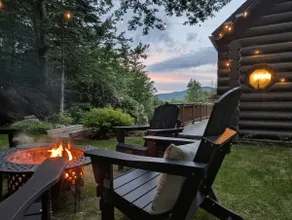 VT Log Cabin • Groups • Fire Pit • Blueberry Lake - Image 5