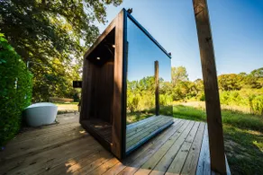 Mirror Cabin & Sauna In A Forest - Image 4