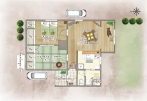 Private rental! The center of Kamishihoro Town! Restaurants, hot springs, and convenience stores are within a 5-minute walk. - Image 4
