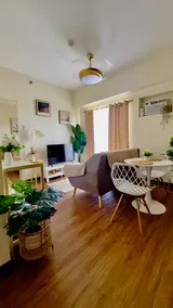 Cozy 1 BR Scandinavian/Tropical Condo with Balcony & Parking - Image 3