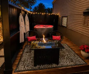 Romantic Moody Suite Private Hot Tub - Image 4