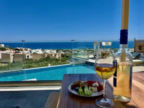 Zax sea view villas heated Pool retreat - Image 4