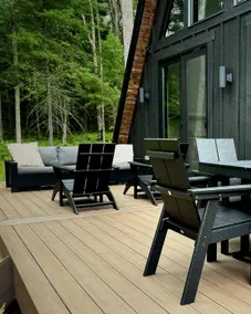 An A-frame escape nestled in the Catskills woods. - Image 5