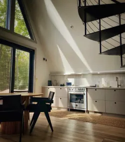 An autumnal escape to a peaceful A-frame retreat. - Image 4