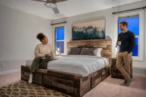 Sage Hill Entire Home» King Bed » Fireplace - Image 3