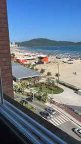 View of the sea. Foot in the sand. Praia Grande - Image 3