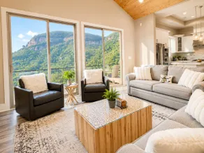 Mountain & Waterfall Views • Hot Tub • 3 King Beds - Image 4